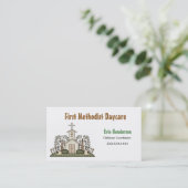 Carte de visite de garde d'église (Debout devant)