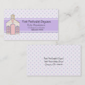 Carte de visite de garde d'église de pays (Devant / Derrière)