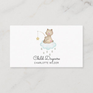 Carte de visite de garde d'enfants