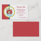 Carte de visite de garde d'enfants Ark (Devant / Derrière)