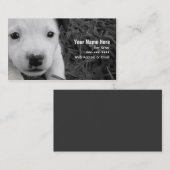 Carte de visite de garde d'enfants d'animal (Devant / Derrière)