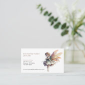Carte de visite de garde d'enfants de fées peintes (Debout devant)