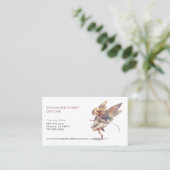 Carte de visite de garde d'enfants de fées peintes (Debout devant)