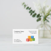 Carte de visite de garderie (Debout devant)