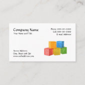 Carte de visite de garderie (Devant)