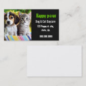 carte de visite de garderie (Devant / Derrière)