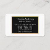 Carte de visite de gardien d'abeilles (Dos)