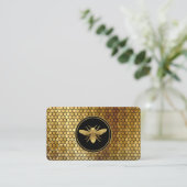 Carte de visite de gardien d'abeilles (Debout devant)