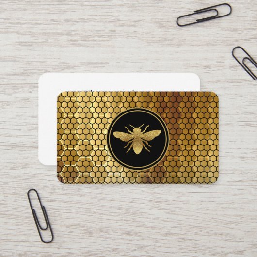 Carte de visite de gardien d'abeilles (Devant/Arrière en situation)