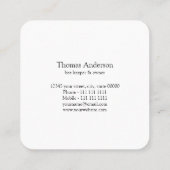 Carte de visite de gardien d'abeilles (Dos)