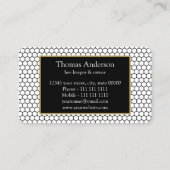 Carte de visite de gardien d'abeilles (Dos)