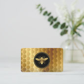 Carte de visite de gardien d'abeilles (Debout devant)