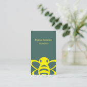 Carte de visite de gardien d'abeilles (Debout devant)