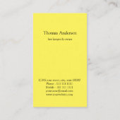 Carte de visite de gardien d'abeilles (Dos)