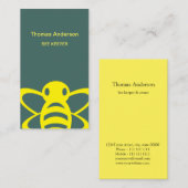 Carte de visite de gardien d'abeilles (Devant / Derrière)