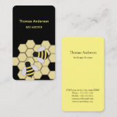 Carte de visite de gardien d'abeilles (Devant / Derrière)
