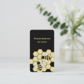 Carte de visite de gardien d'abeilles (Debout devant)