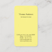 Carte de visite de gardien d'abeilles (Dos)