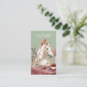 Carte de visite de gardien de compagnie d'animaux (Debout devant)