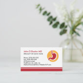 carte de visite de gastroentologie (Debout devant)