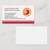 carte de visite de gastroentologie (Devant / Derrière)