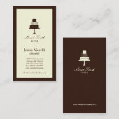 Carte de visite de gâteau à la carotte (Devant / Derrière)