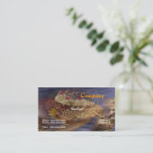 Carte de visite de gâteau de la forêt noire (Debout devant)