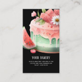 Carte de visite de gâteau de pastèque (Devant)