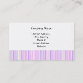 Carte de visite de gâteau du concepteur de bandes  (Dos)