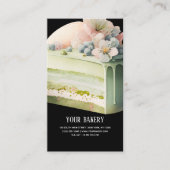 Carte de visite de gâteau Matcha (Devant)