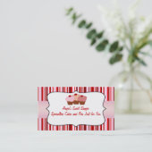 Carte de visite de gâteau sucré (Debout devant)