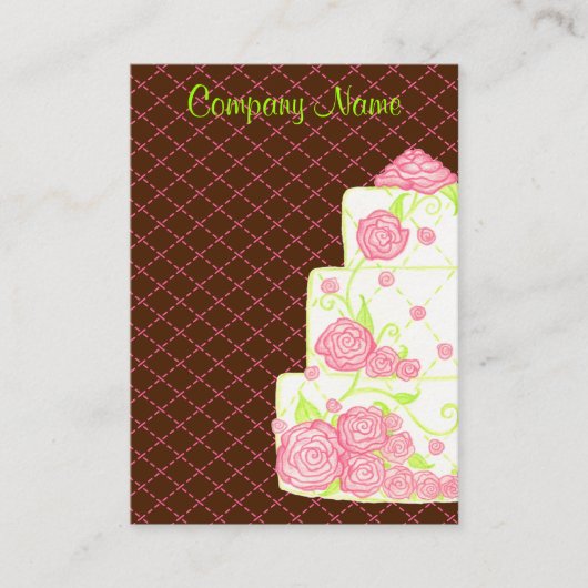 Carte de visite de gâteaux (Devant)