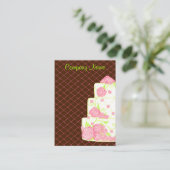 Carte de visite de gâteaux (Debout devant)