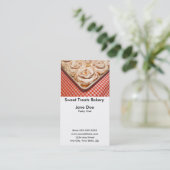 Carte de visite de gâterie sucrée (Debout devant)