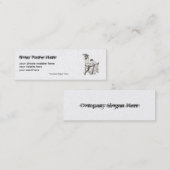 Carte de visite de généalogie,… (Devant / Derrière)