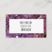 carte de visite de géométrie craqué (Dos)