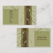 Carte de visite de gisement de foin (Devant / Derrière)