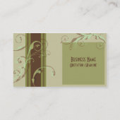 Carte de visite de gisement de foin (Dos)