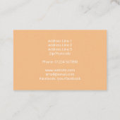 Carte de visite de glace (Dos)