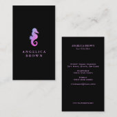 Carte de visite de Glıtter Seahorse (Devant / Derrière)