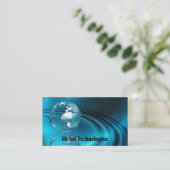 Carte de visite de globe (Debout devant)