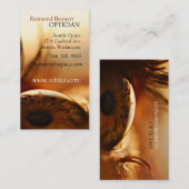 Carte de visite de globe oculaire (Devant / Derrière)