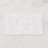 Carte de visite de gloire de matin (Dos)