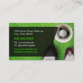 Carte de visite de golf (Dos)