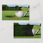 Carte de visite de golf (Devant / Derrière)
