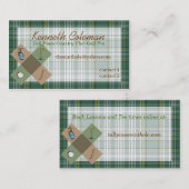 Carte de visite de golf (Devant / Derrière)