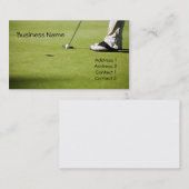 Carte de visite de golf (Devant / Derrière)