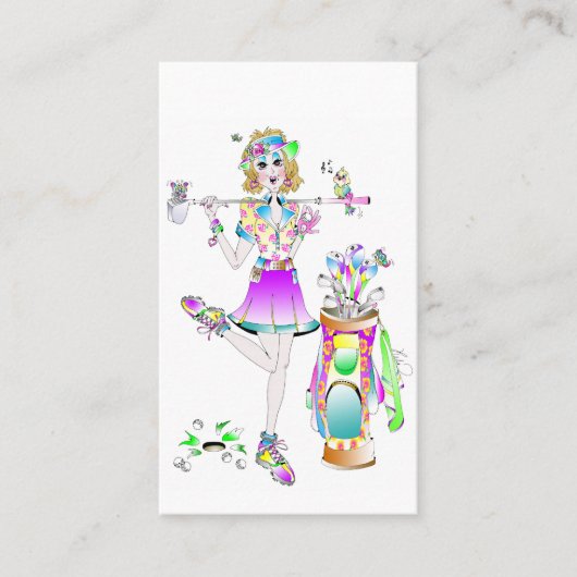 CARTE DE VISITE DE GOLF (Devant)