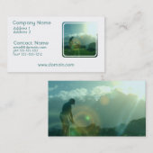 Carte de visite de golfeur (Devant / Derrière)