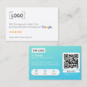 Carte de visite de Google (Devant / Derrière)